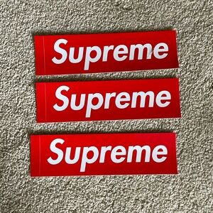 3 supreme stickers